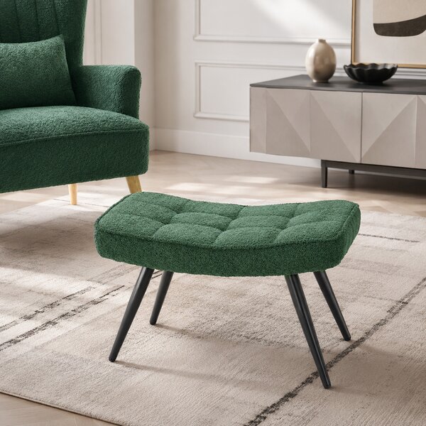 Υποπόδιο Μπουκλέ (60x40x38) Spitishop Ease Green