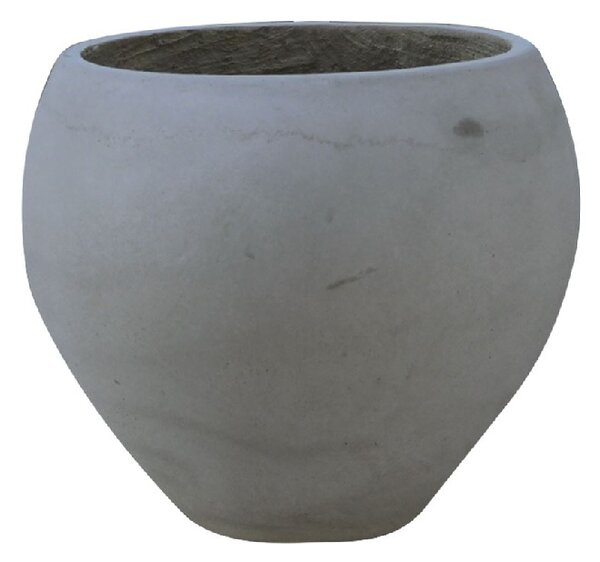 FLOWER POT-5 CEMENT GREY Φ43X32CM