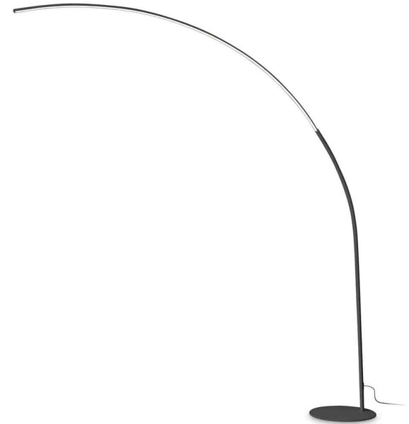 Φωτιστικό Δαπέδου Comet 304168 40x200x210cm Dim Led 2850lm 30W 3000K Black Ideal Lux