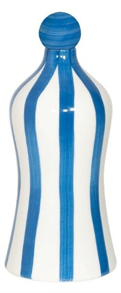 Διακοσμητικό Μπουκάλι Κεραμικό Lido RIG1501 11x26,4cm White-Blue Zafferano