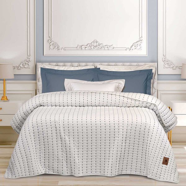 Κουβερλί Υπέρδιπλο (230x250) Greenwich Polo Club Essential 3464 Ivory