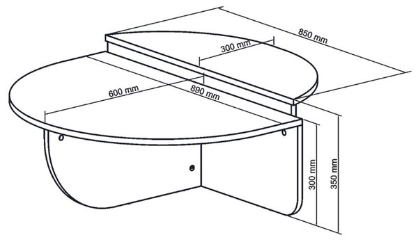 ΤΡΑΠΕΖΑΚΙ ΣΑΛΟΝΙΟΥ NILVIA MEGAPAP ΧΡΩΜΑ ΚΑΡΥΔΙ Ø85X35ΕΚ