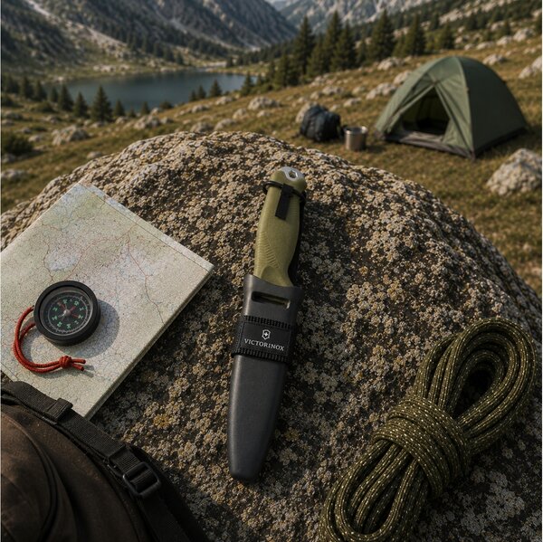 Μαχαίρι Επιβίωσης Victorinox Venture με Θήκη και μήκος 23.3 cm - Green