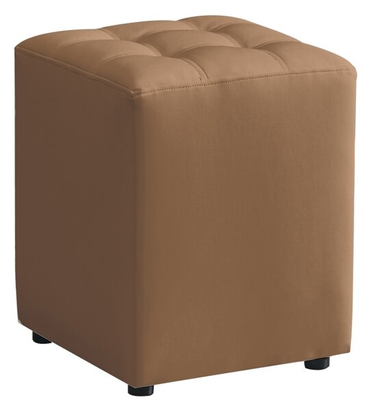 CUBE CAPPUCCINO PU ΣΚΑΜΠΟ 35X35X42ΕΚ