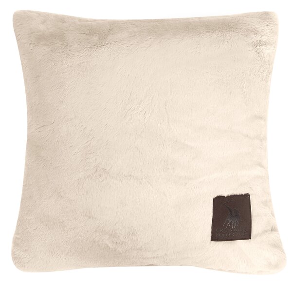 Διακοσμητικό Μαξιλάρι Βελουτέ (40x40) Greenwich Polo Club 3968 Ivory