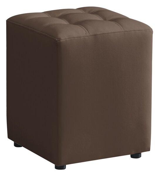 CUBE BROWN PU ΣΚΑΜΠΟ 35X35X42εκ