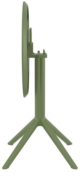 SKY OLIVE GREEN Φ60X74ΕΚ. ΤΡΑΠΕΖΙ ΠΤΥΣ/ΝΟ ΠΟΛ/ΝΙΟΥ