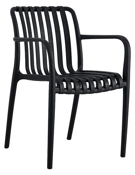 PARMA BLACK ΠΟΛΥΘΡΟΝΑ ΠΟΛ/ΝΙΟΥ - (56X56X81εκ.), Χρώμα: BLACK - ZITA PLUS