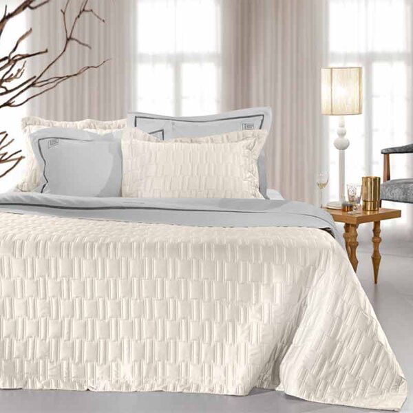 Κουβερλί King Size (Σετ 240x250) Guy Laroche Brick Ivory