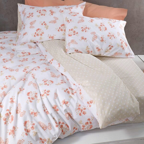 Κουβερλί Υπέρδιπλο Nima Bed Linen Alyssa Coral