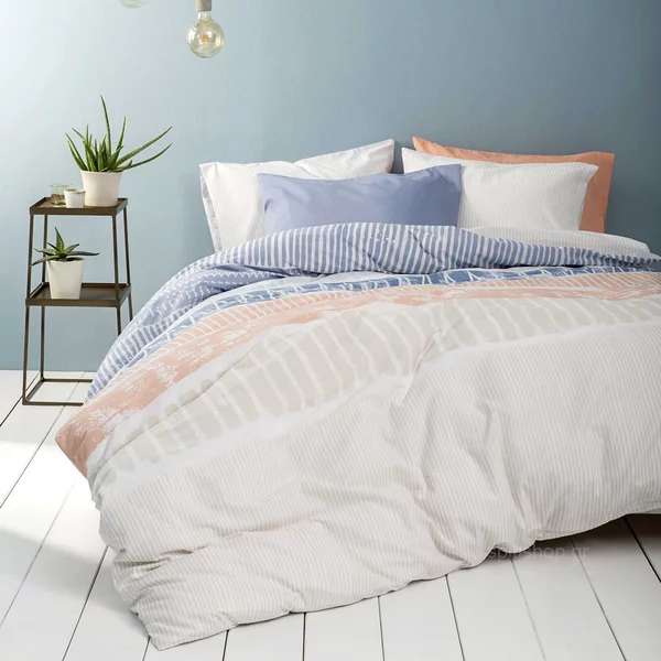 Κουβερλί Υπέρδιπλο (220x240) Nima Bed Linen Akachi Blue