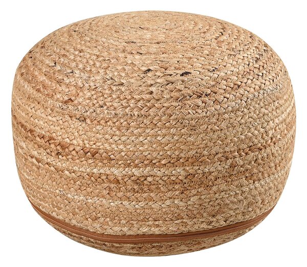 Πουφ (Φ40x20) Pol Rugs & Mats Jute Natural