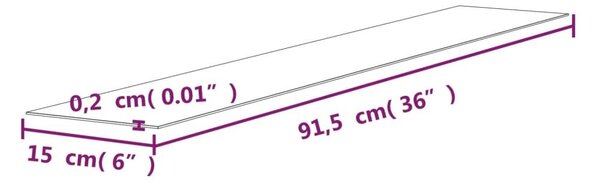 Πάνελ Τοίχου Ξύλινη Εμφάνιση Καφέ 4,12 μ² από PVC - Καφέ