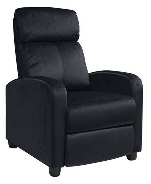 Πολυθρόνα Porter Relax Black Velure Ε9781,1 68x86x99cm