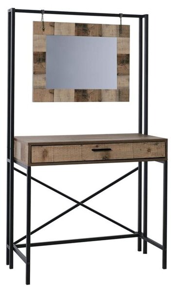 Τουαλέτα+Καθρέπτης Pallet-W Antique Oak Ε8434,W 84x45x150cm