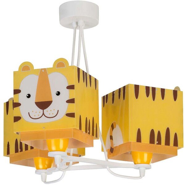 Φωτιστικό Οροφής Παιδικό Little Tiger 64567 Yellow Ango