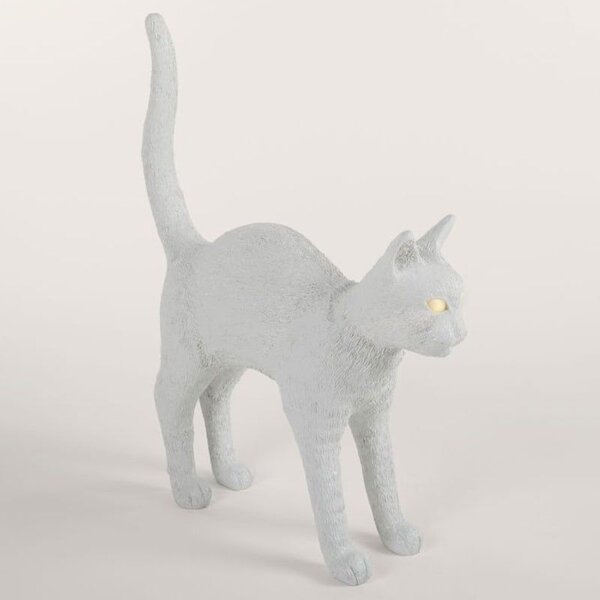 Επιτραπέζιο Φωτιστικό Jobby The Cat 15040 White Seletti