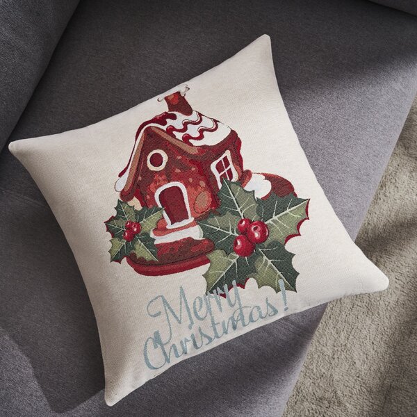 Μαξιλαροθήκη 50x50cm GOFIS HOME Xmas 513