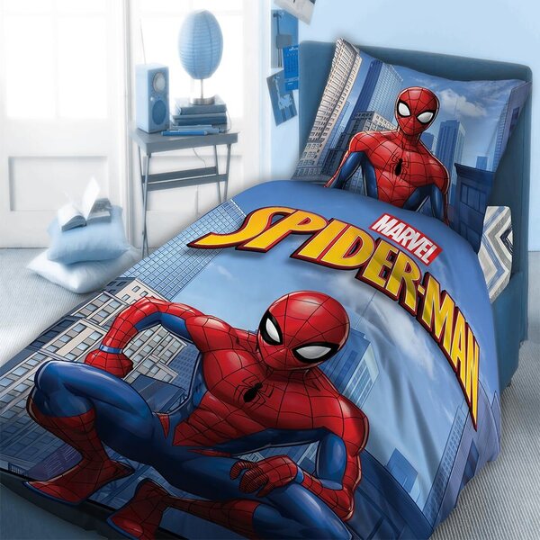 Πάπλωμα Παιδικό Spiderman 811 Disney Digital Print Blue-Red DimCol