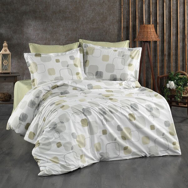 Πάπλωμα Υπέρδιπλο (220x240) Dimcol Μελίνα 708 White-Olive
