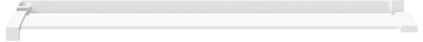 Ράφι για Διαχωριστικό Ντουζιέρας Λευκό 90 εκ. από Αλουμίνιο - Λευκό