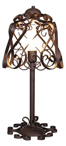 Επιτραπέζιο Φωτιστικό HL-3586-1T Lewis Old Bronze Homelighting