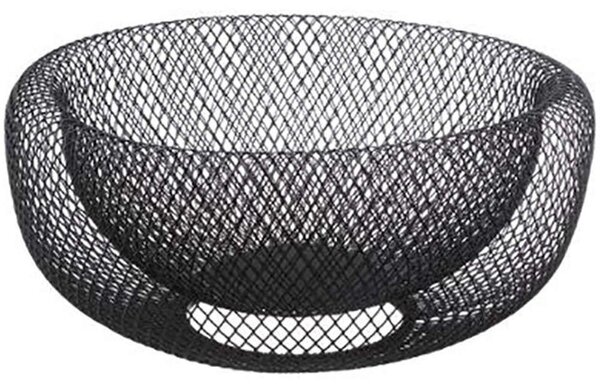 Φρουτιέρα Mesh 07.125128A Φ27Χ13,5cm Μεταλλική Black