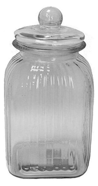 Βάζο Αποθήκευσης Με Καπάκι Ριγέ 00.03.3284 4600ml Clear