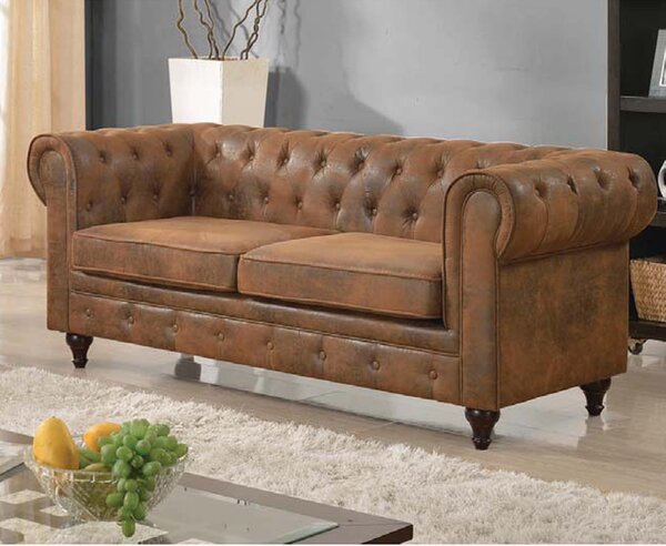 Καναπές Chesterfield Brown E942,3 190X82X77 cm