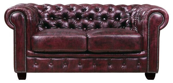 Καναπές Chesterfield Antique Red 689 E9574,24 160X92X72 cm