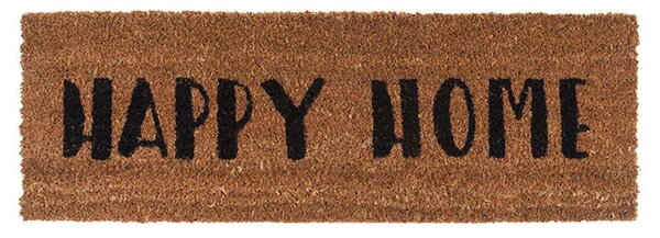 Πατάκι Εισόδου Happy Home PT2989BK 75x25cm Brown-Black Present Time