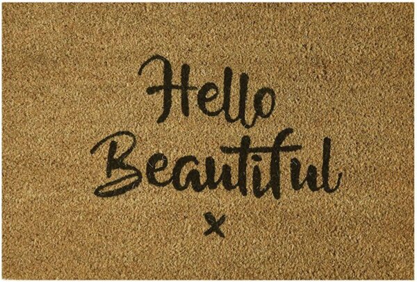 Πατάκι Εισόδου Freestyle 890 Hello Beautiful 40X60cm Beige Sdim