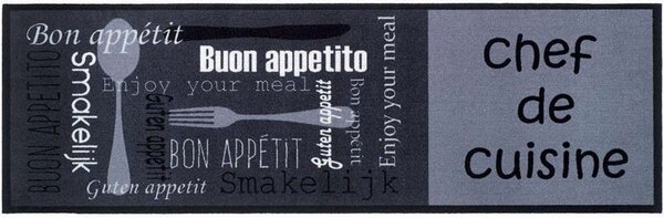 Χαλάκι Κουζίνας Cook & Wash 205 Chef De Cuisine 50X150cm Anthracite Sdim