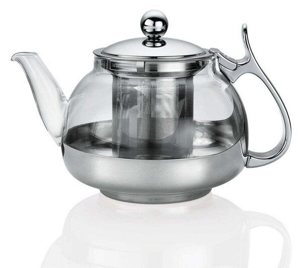 Τσαγιέρα Με Φίλτρο 1045802800 700ml Silver-Clear Kuchenprofi