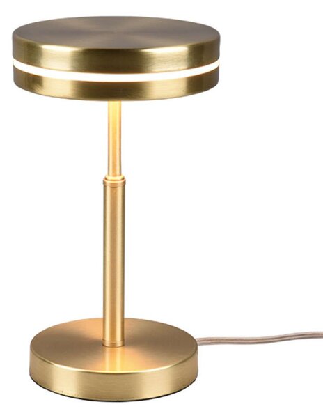 Φωτιστικό Επιτραπέζιο Franklin 526510108 6W Led Φ14cm 25cm Brass Mat Trio Lighting