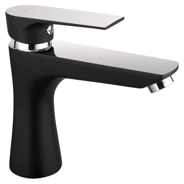 Μπαταρία Νιπτήρος Algeo Square BAQ2BLC Black-Chrome Ferro