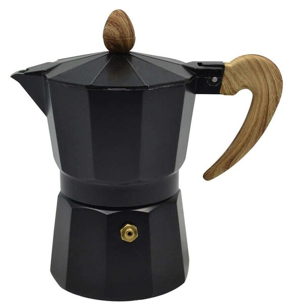 Καφετιέρα Espresso Με Ξύλινο Χέρι 807635 300ml Black Ankor