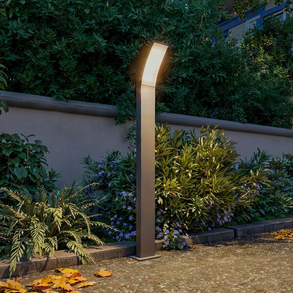 Philips Φωτιστικό διαδρόμου LED Splay UE, 96 cm, ανθρακί, IP44, Μαύρο, Αλουμίνιο