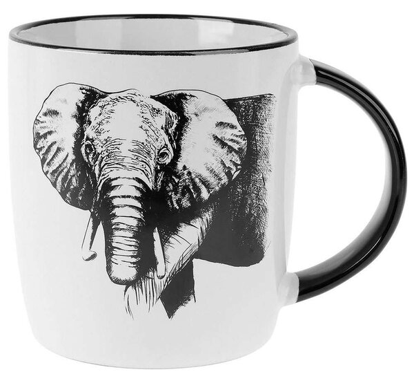 Κούπα Elephant SR00527782 330ml Black-White Sitram