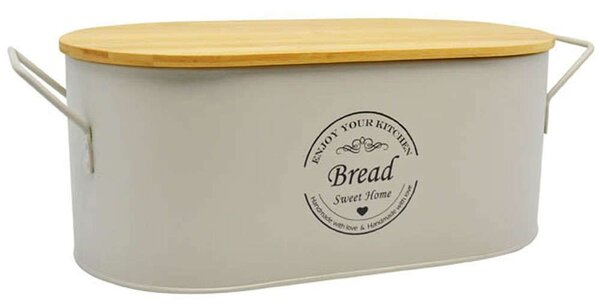 Ψωμιέρα Bread 817146 33,5x17,6x12,2cm White-Natural Ankor