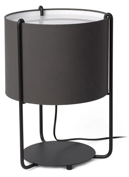 Επιτραπέζιο Φωτιστικό Drum 24020-32 E27 15W Black - Grey Faro Barcelona