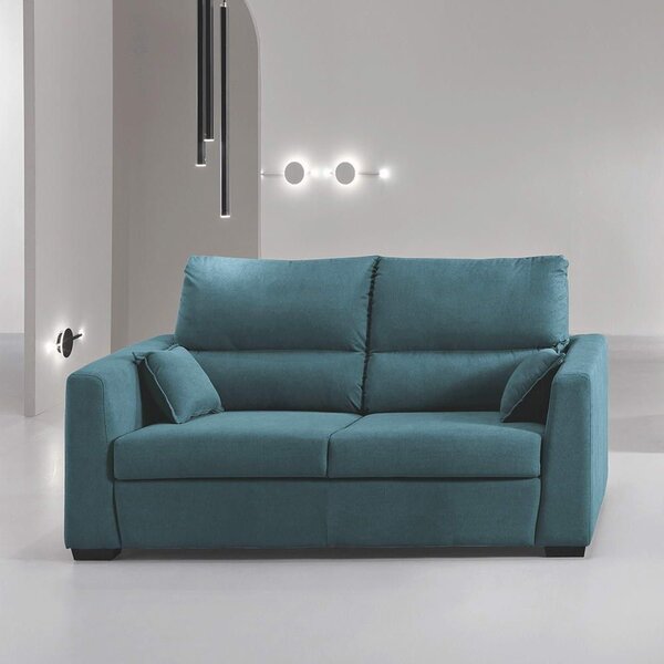 Καναπές Τριθέσιος Lounge DIV.LOUNGE3PAM 203x95x97cm Aquamarine Ikone Casa