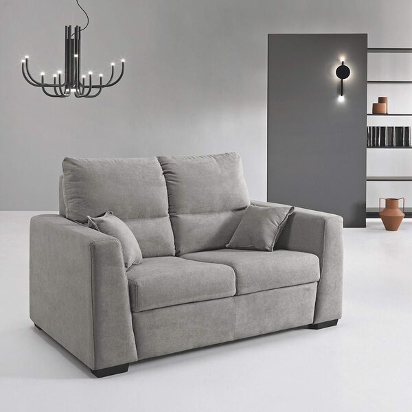 Καναπές Διθέσιος Lounge DIV.LOUNGE2PGR 153x95x97cm Light Grey Ikone Casa