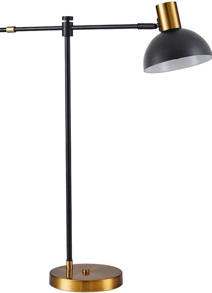 Φωτιστικό Επιτραπέζιο Adept 77-8343 44x16x56cm 1xE27 60W Black-Gold Homelighting