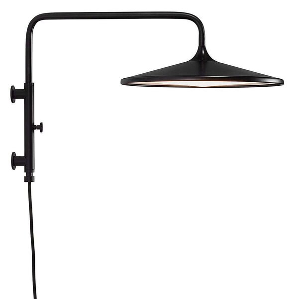 Φωτιστικό Τοίχου Balance 2010121003 50x31cm Dimmable Led 1200Lm 17,5W 2700K Black Nordlux