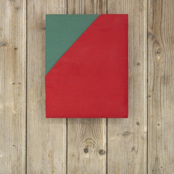 Παπλωματοθήκη Colors Absolute Red - Pine Green Nima