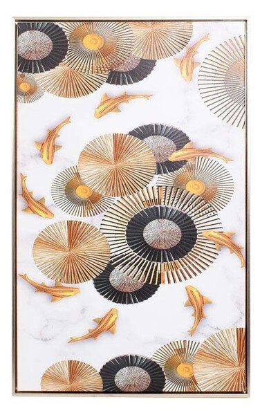 Κάδρο Gold Fish 373-221-685 50x80cm Multi