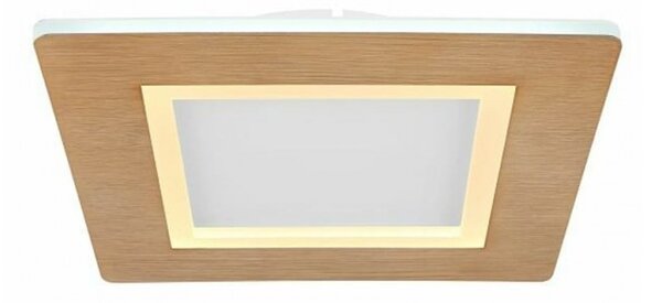 Πλαφονιέρα Φωτιστικό Οροφής LED 23,4W Καφέ 30x30cm Clay 41767Q Globo Lighting 41767Q Καφέ