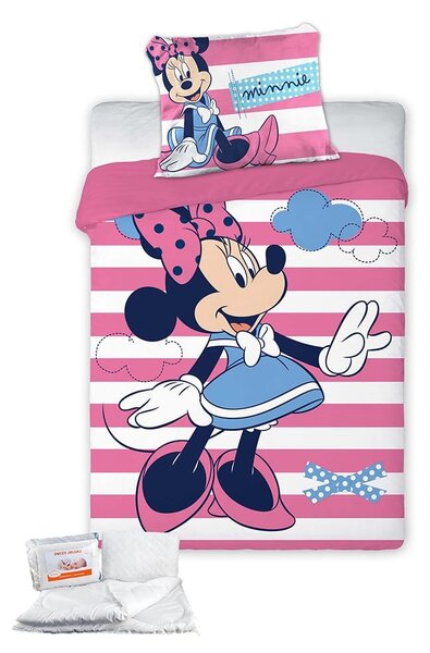 Πάπλωμα Βρεφικό Με Παπλωματοθήκη (Σετ 4τμχ) Disney Minnie 580 Multi DimCol