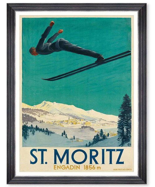 Κάδρο St.Moritz Poster FA13470 50x70cm Multi MindTheGap